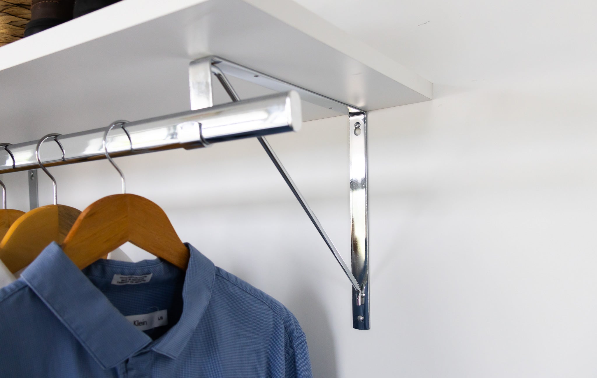 Custom Shelf with Rod and Bracket Kit (16" - 44")
