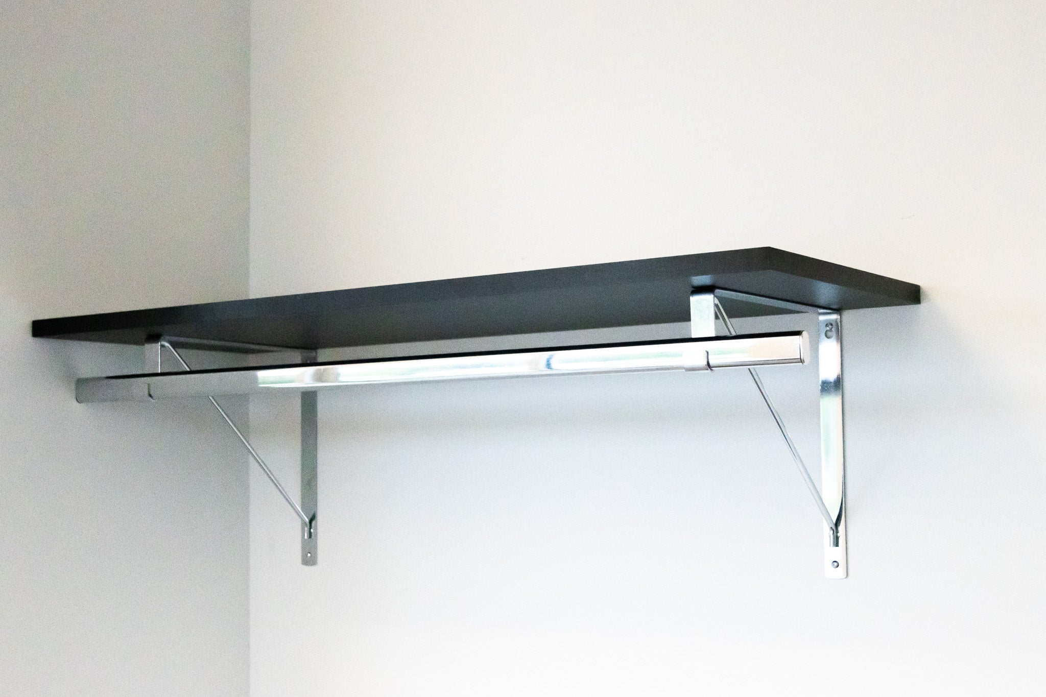 Custom Shelf with Rod and Bracket Kit (16" - 44")
