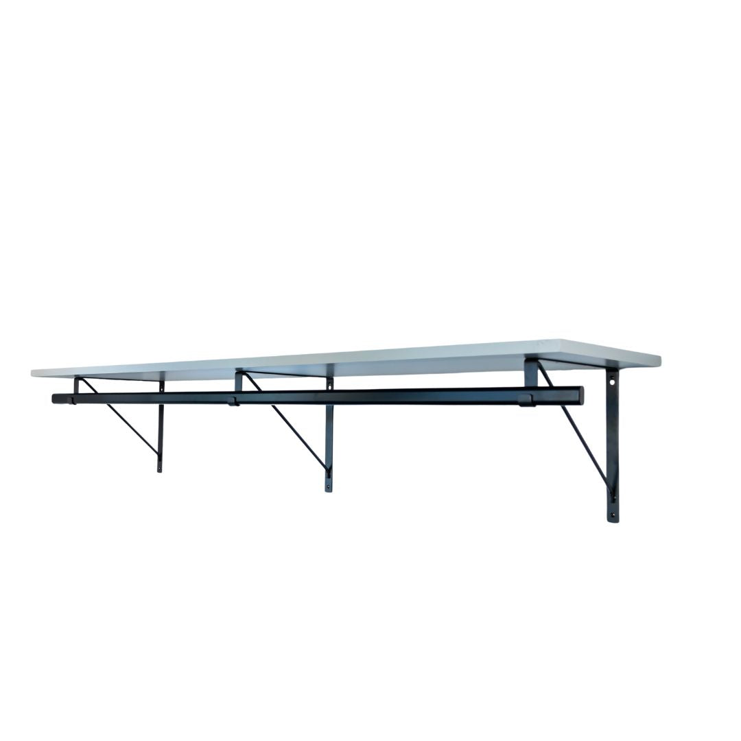 Custom Shelf with Rod and Bracket Kit (16" - 44")