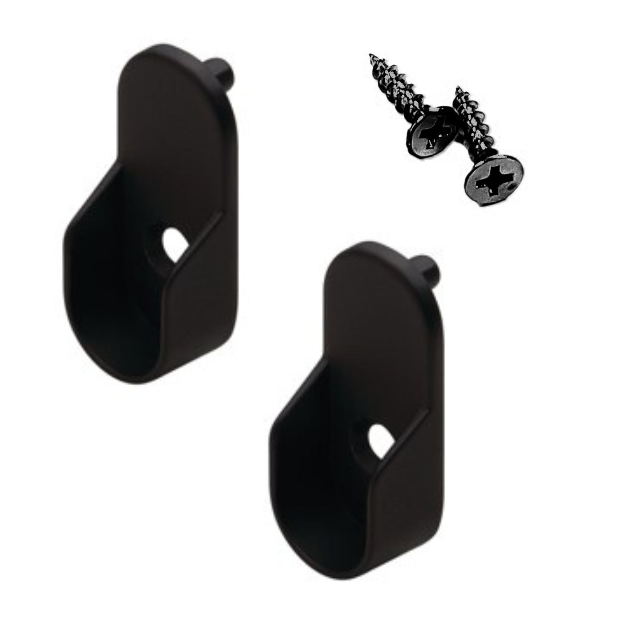 Oval end supports with 5mm pins