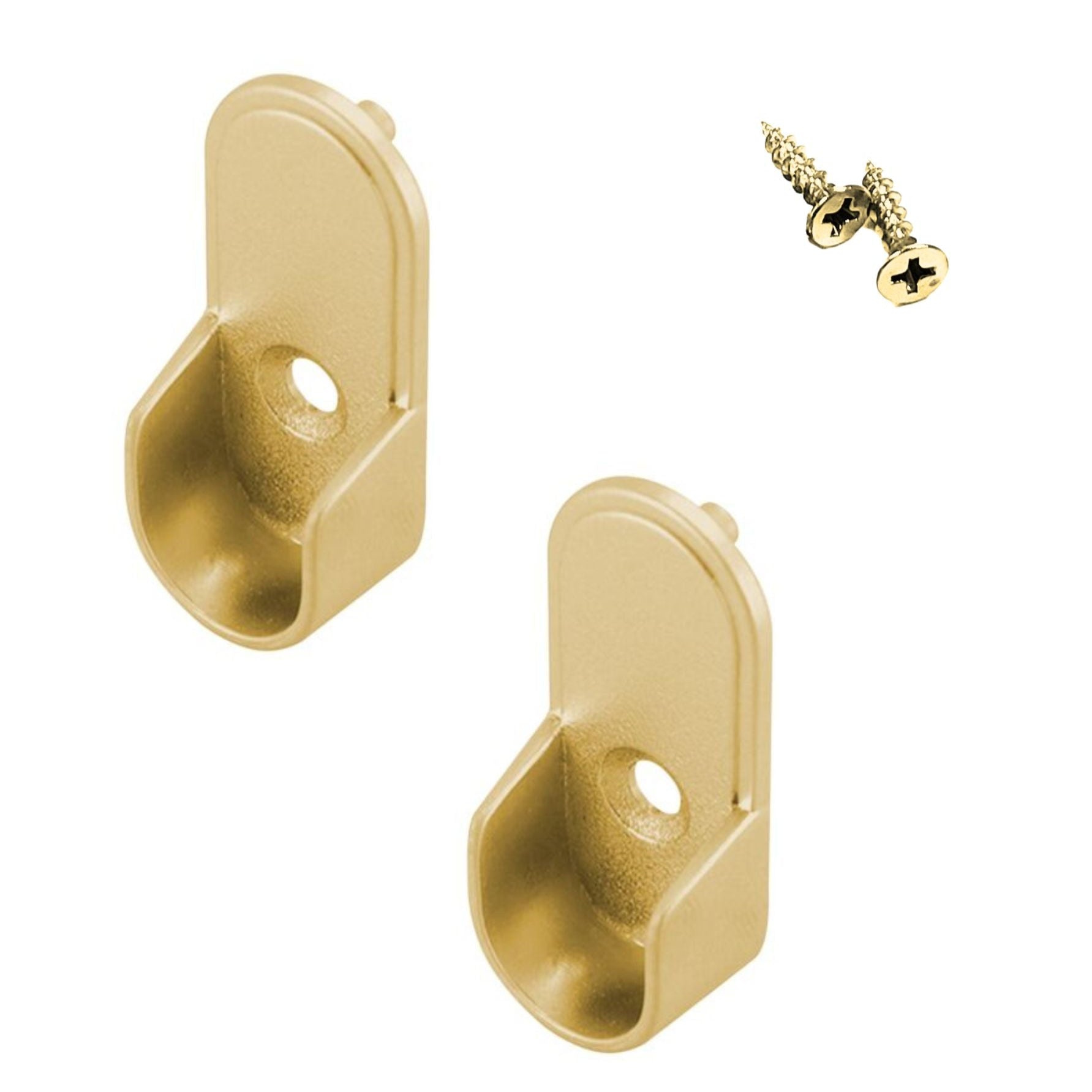 Oval end supports with 5mm pins