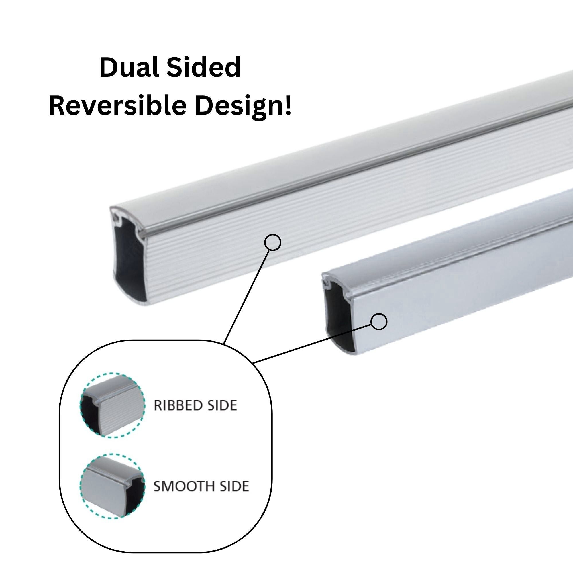 Hourglass Closet Rod - CUSTOM CUT to size