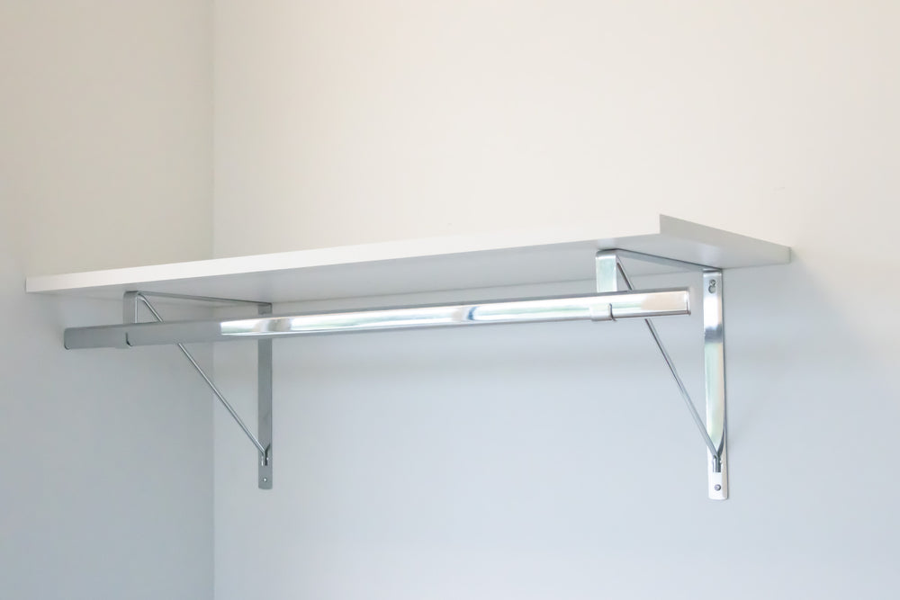 Custom Shelf with Rod and Bracket Kit (16