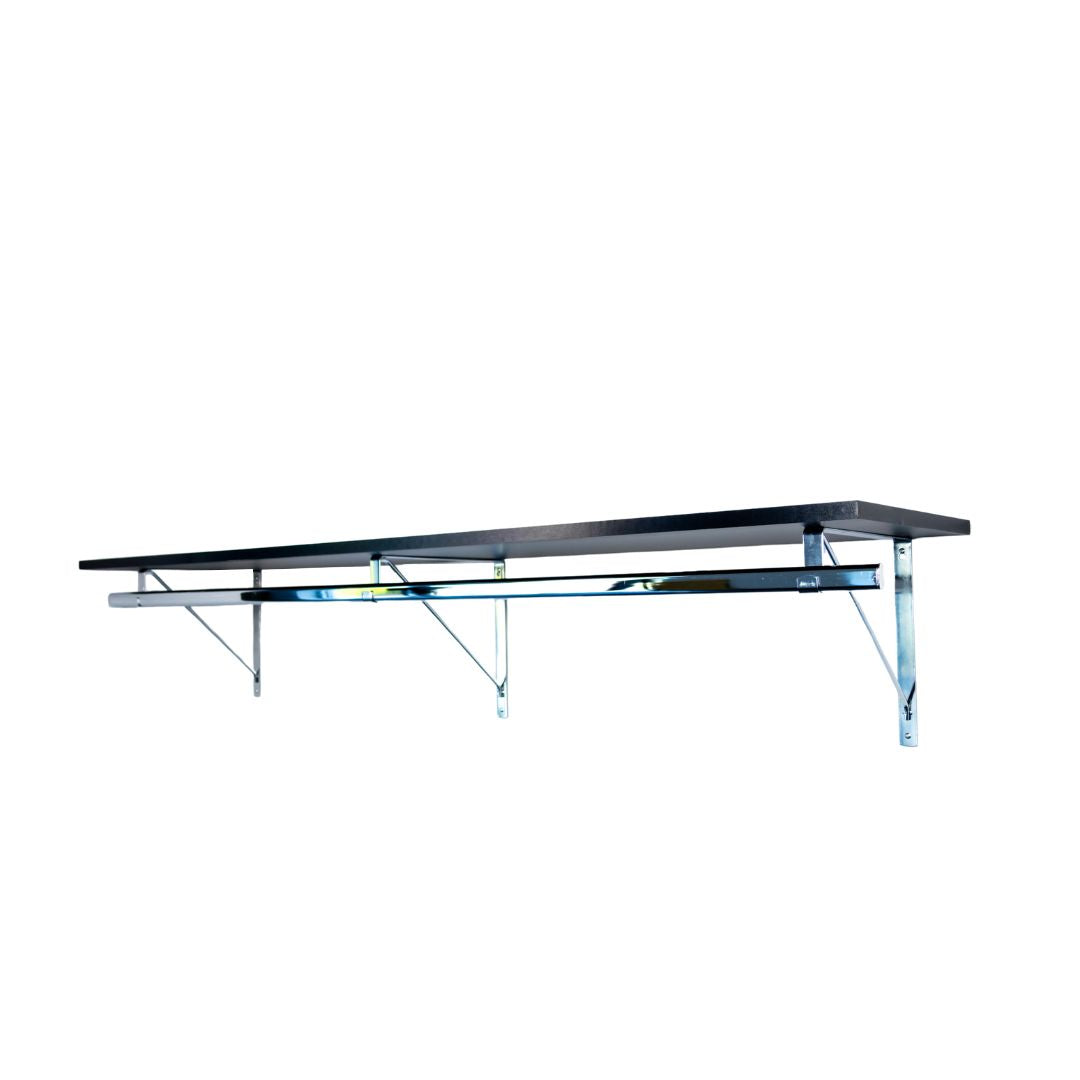 Custom Shelf with Rod and Bracket Kit (44" - 72")