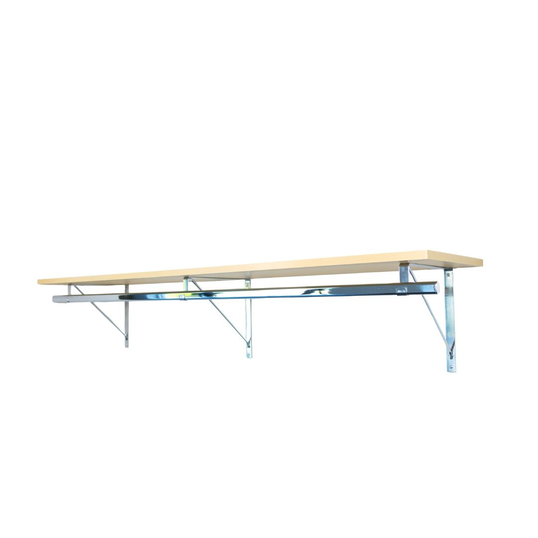 Custom Shelf with Rod and Bracket Kit (44" - 72")