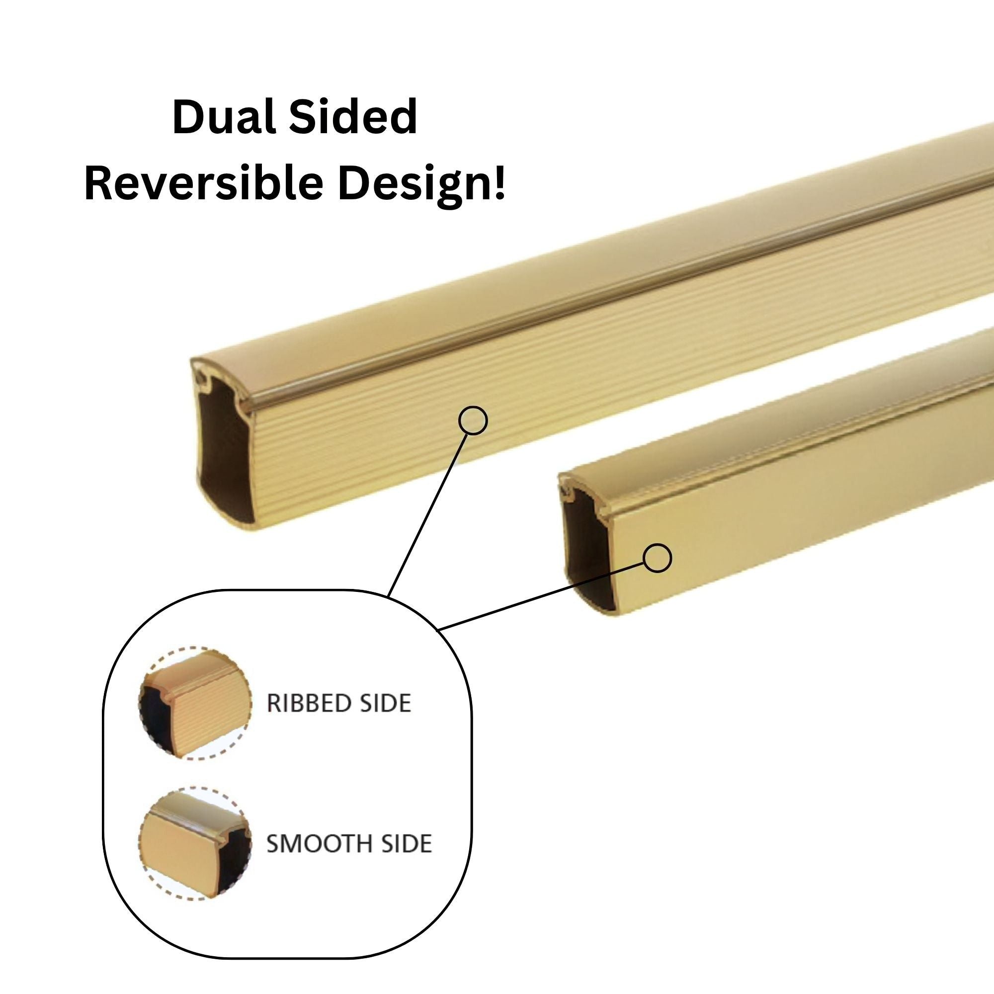 Hourglass Closet Rod - CUSTOM CUT to size